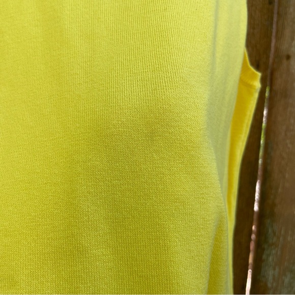 AUGUST SILK Women’s Yellow Crew Neck Tank Top Sleeveless Knit Size Small - Picture 9 of 11